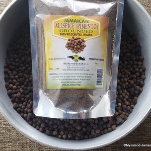 GROUNDED 100% Jamaican Allspice (Pimento) | FREE SHIPPING | Grade A+ | HandPicked, Sun Dried Allspice Berries