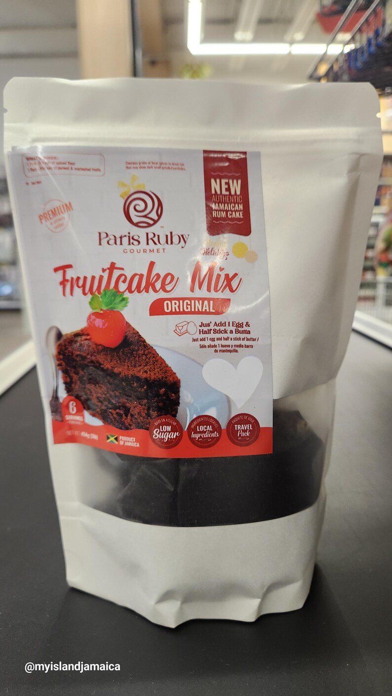 Jamaican FRUIT CAKE MIX | Traditional Jamaican Christmas Cake | Made in ...