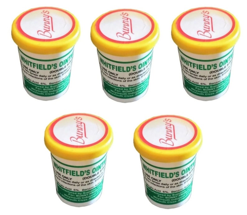Whitfield's Ointment Double Strength 100% Jamaican Traditional Jamaican Ointment Made In Jamaica 5 pack
