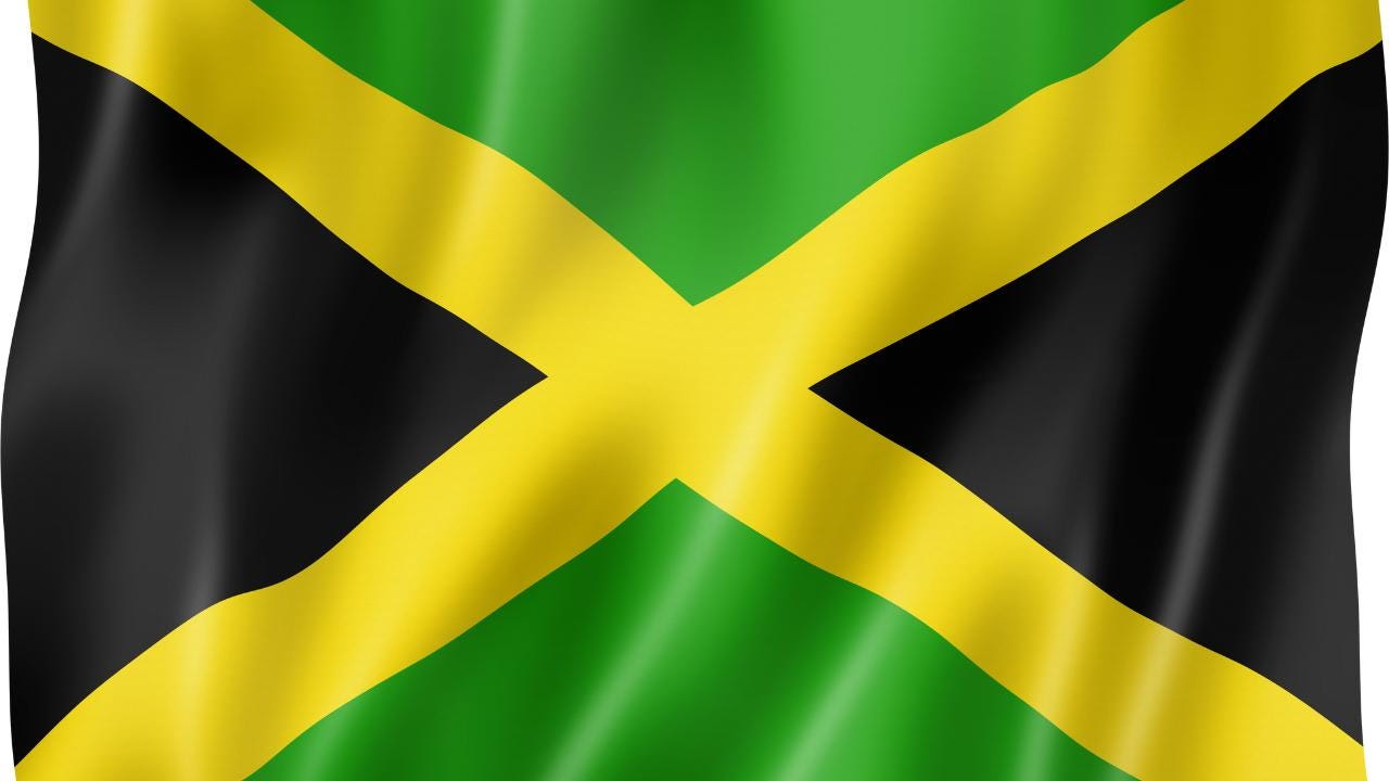 Jamaican Flag Fabric (1 flag is 1 yard)| 100% High-Quality Challis Material for Sewing, Crafts & Decor | Free Shipping