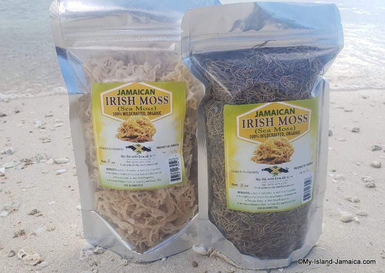 Jamaican SEA MOSS 100 Organic Raw IRISH Moss Free Etsy France