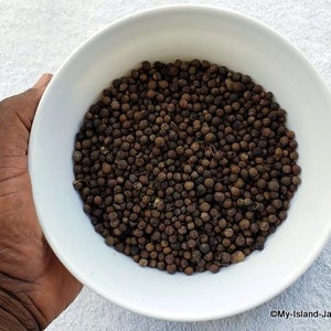 Jamaican PIMENTO (Allspice) Berries (Whole) | HandPicked, Sundried | FREE SHIPPING | Grade A+ | Wildcrated Dried Allspice Seeds