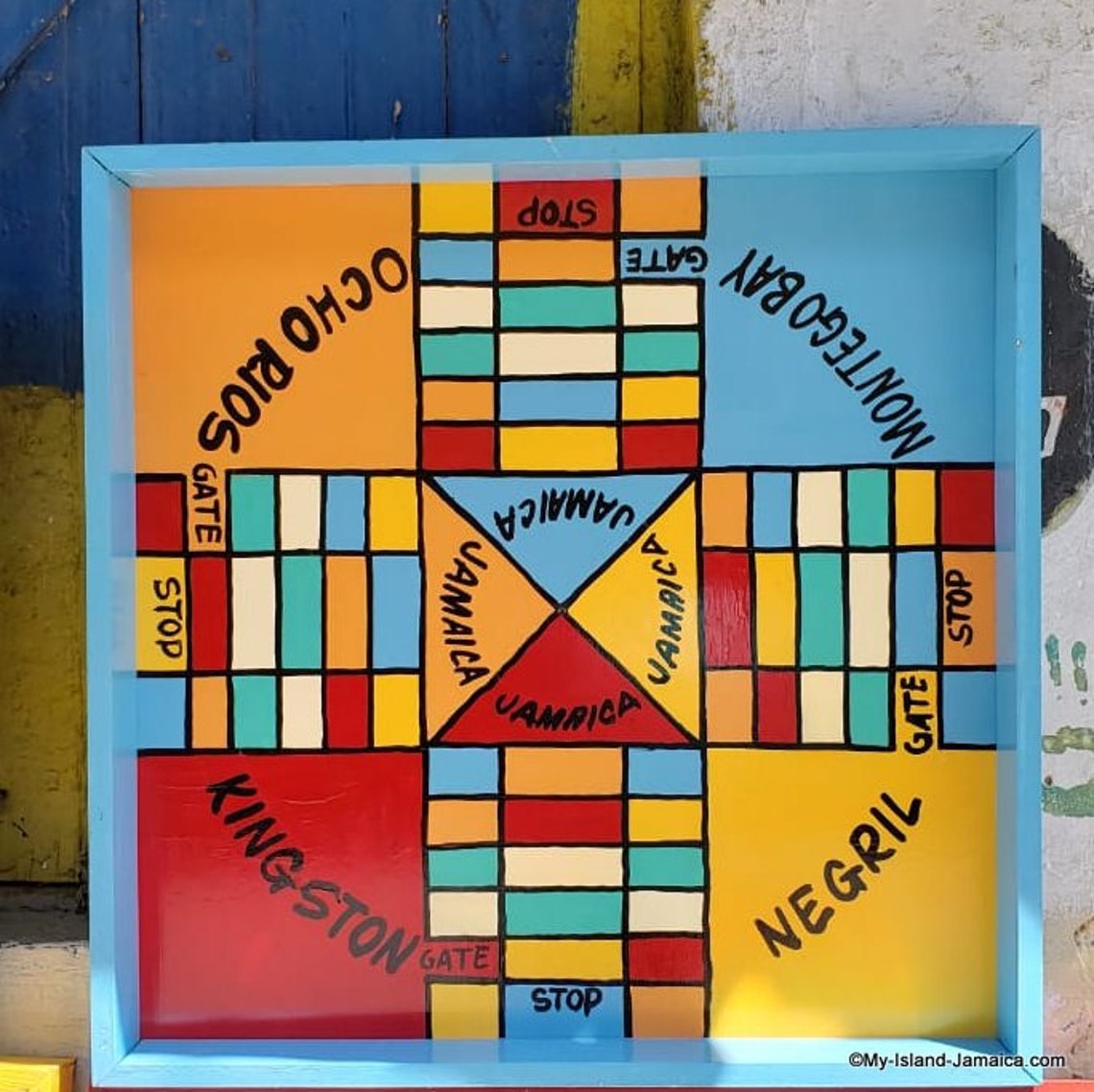 Jamaican Ludo Board FREE DHL Expedited Shipping Authentic Etsy Canada