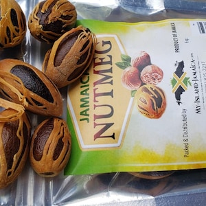 Jamaican WHOLE NUTMEGS | Fresh Grade A Quality, Organic Jamaican