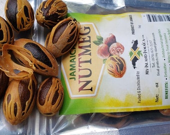 Jamaican WHOLE NUTMEGS | Fresh Grade A Quality, Organic Jamaican