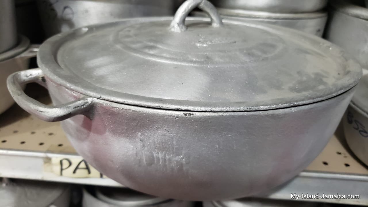 Jamaican DUTCH POTS (With Cover) - FREE Shipping | Traditional 100% Made In Jamaica | Cast Aluminum Pot | Earthenware
