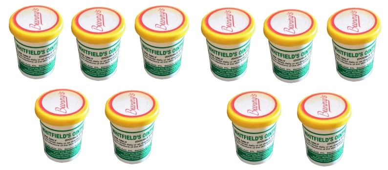 Whitfield's Ointment Double Strength 100% Jamaican Traditional Jamaican Ointment Made In Jamaica 10 pack