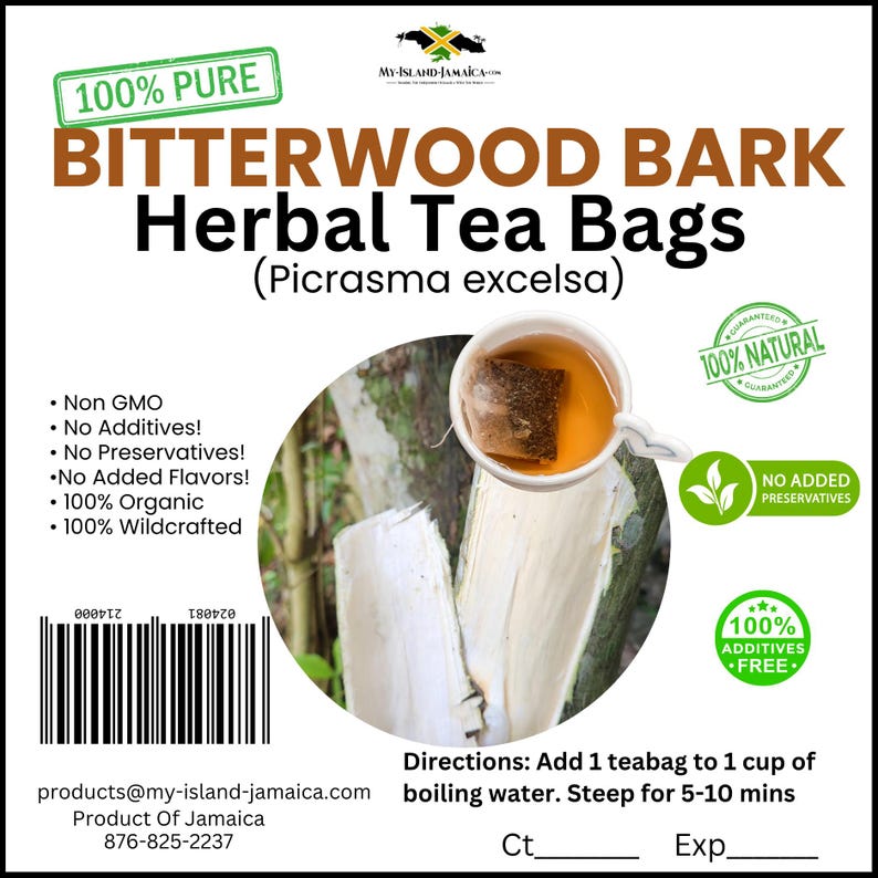 Jamaican BITTERS Sampler | 3 Traditional Bush Teas – Bitterwood, Neem ...