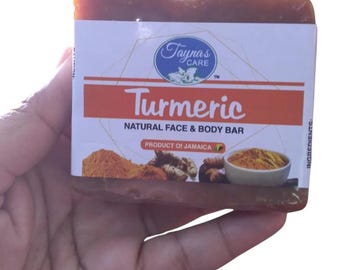 PURE TURMERIC Soap | Premium Quality | Fully Wildcrafted | Authentic Jamaica | Free Shipping |