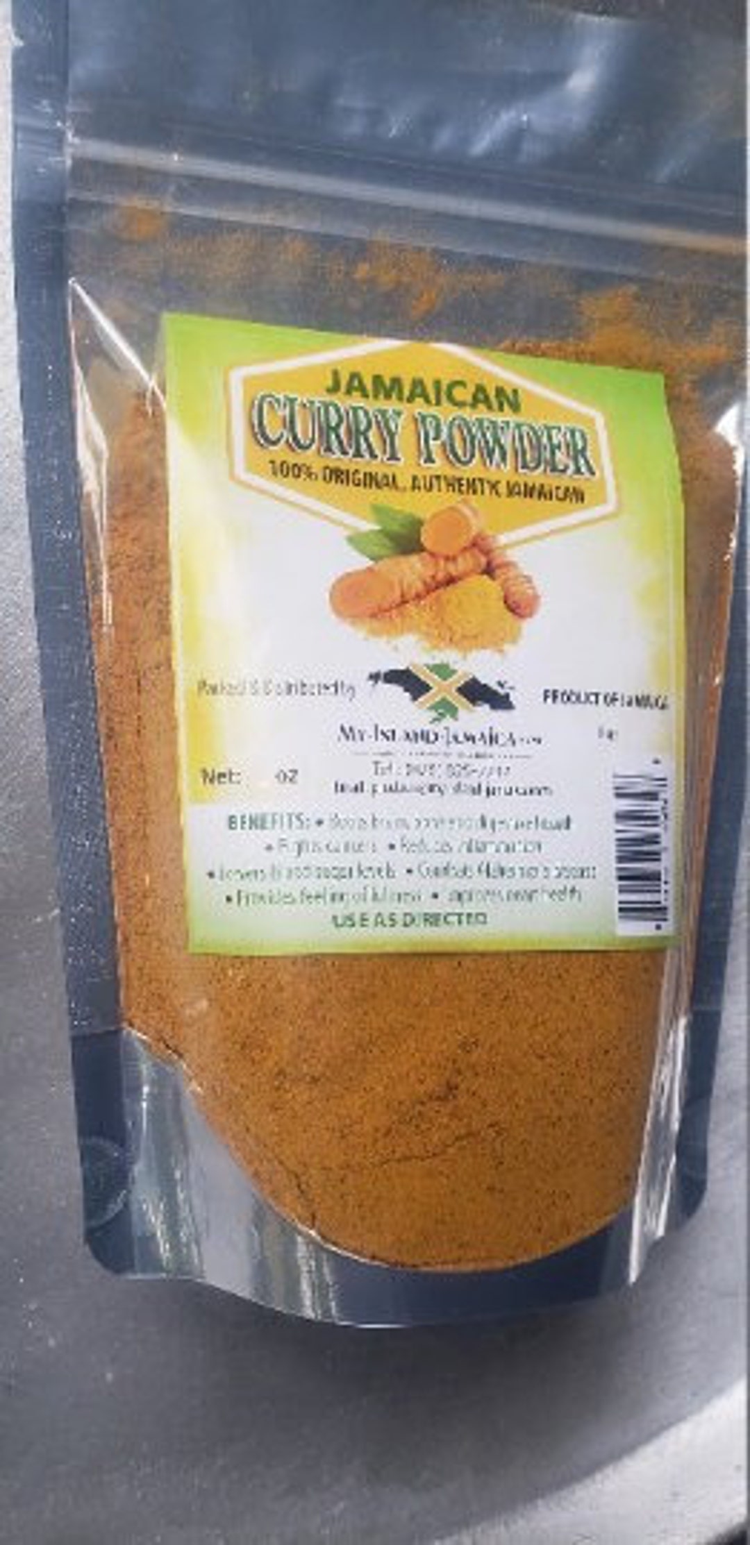 Jamaican CURRY POWDER bulk Homestyle 100 Organic Jamaican Curry