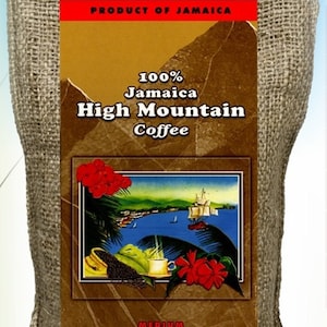 100% Jamaican HIGH MOUNTAIN COFFEE (8oz) | Available In Grounded And Beans! |  Organic  & fully Jamaican | Made In Jamaica