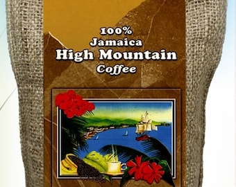 100% Jamaican HIGH MOUNTAIN COFFEE (8oz) | Available In Grounded And Beans! |  Organic  & fully Jamaican | Made In Jamaica