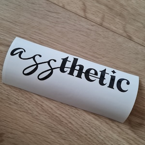 ASS-THETIC vinyl stickers, tuning stickers