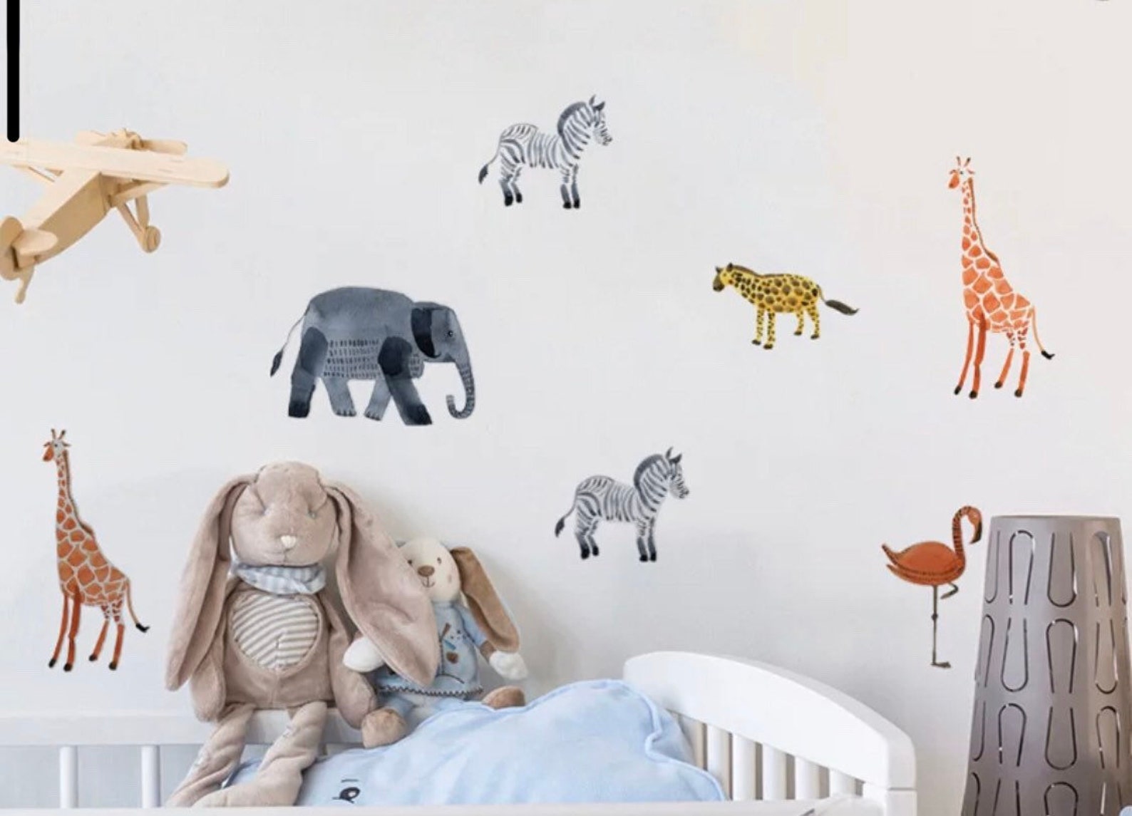 Animal Wall Stickers for Kids Bedrooms Nursery Baby Room Etsy