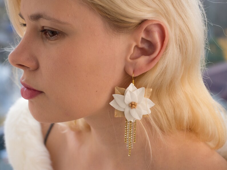 Polymer clay earrings Weird earrings Statement earrings Etsy