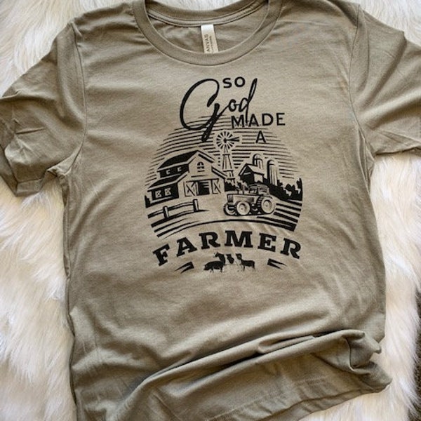 God Made a Farmer - Etsy