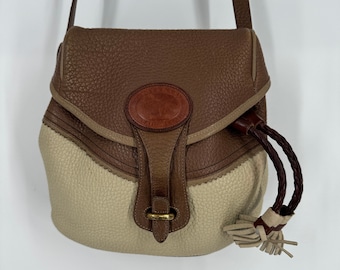 Vintage 90s Dooney & and Bourke Canyon Pebble Leather Navy  display picture 2