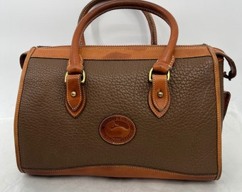 Vintage Dooney and Bourke Mushroom R21 Shoulder Satchel MISSING