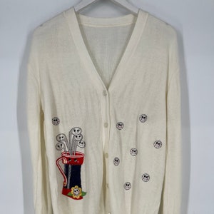 Cardigan Golf Etsy
