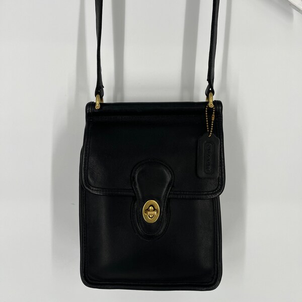 Vintage 90s Black Coach Murphy Bag #9930 / Made In USA / View Description For Measurements And Condition Details