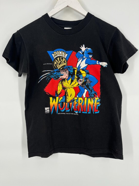 Vintage 1994 Power Rangers And Wolverine Crossover T-… - Gem