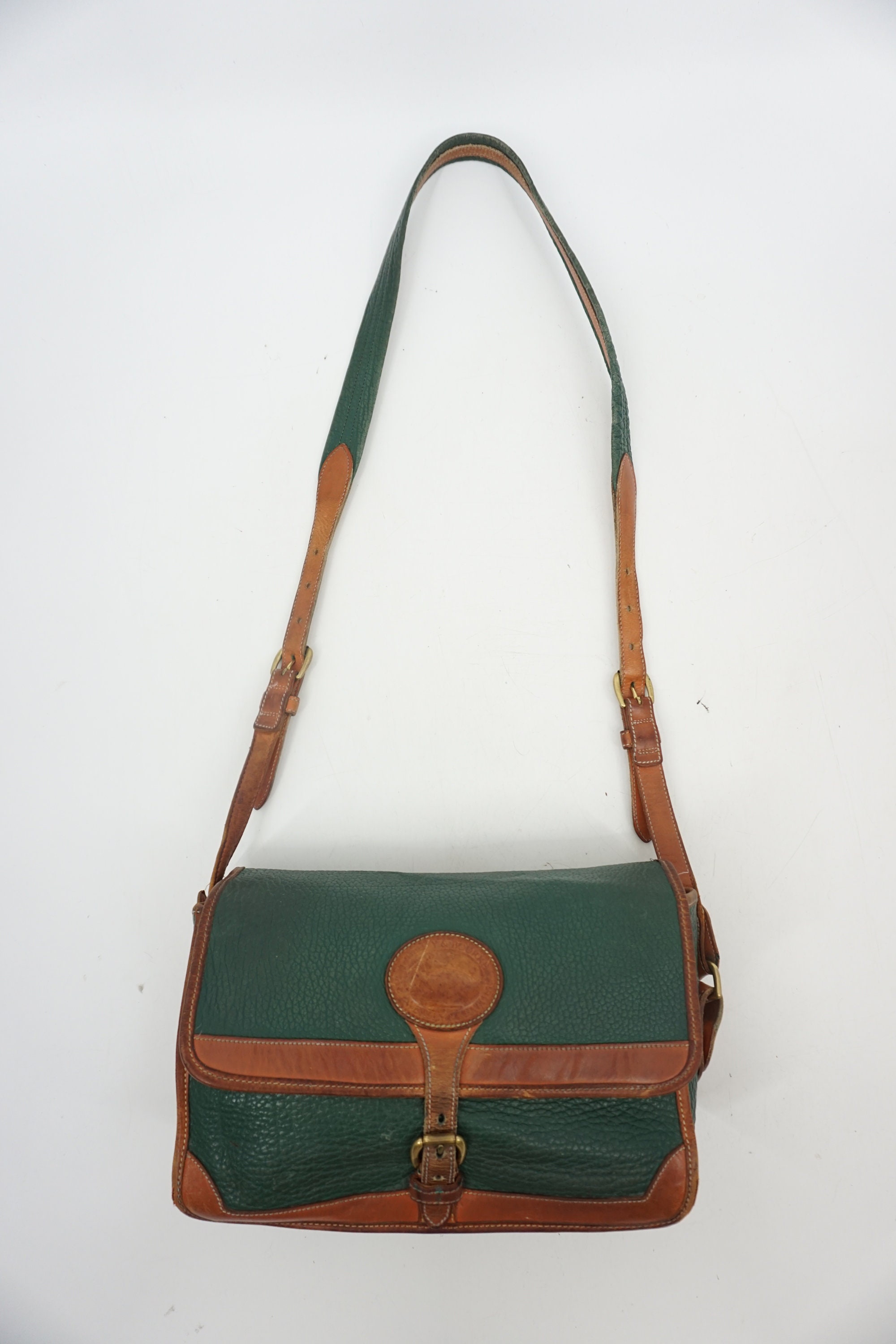 Vintage Green Dooney And Bourke Shoulder Bag/ See Item Details Etsy
