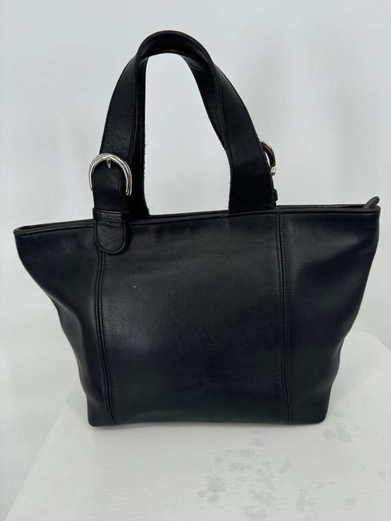 Black coach purse with silver hardware deals