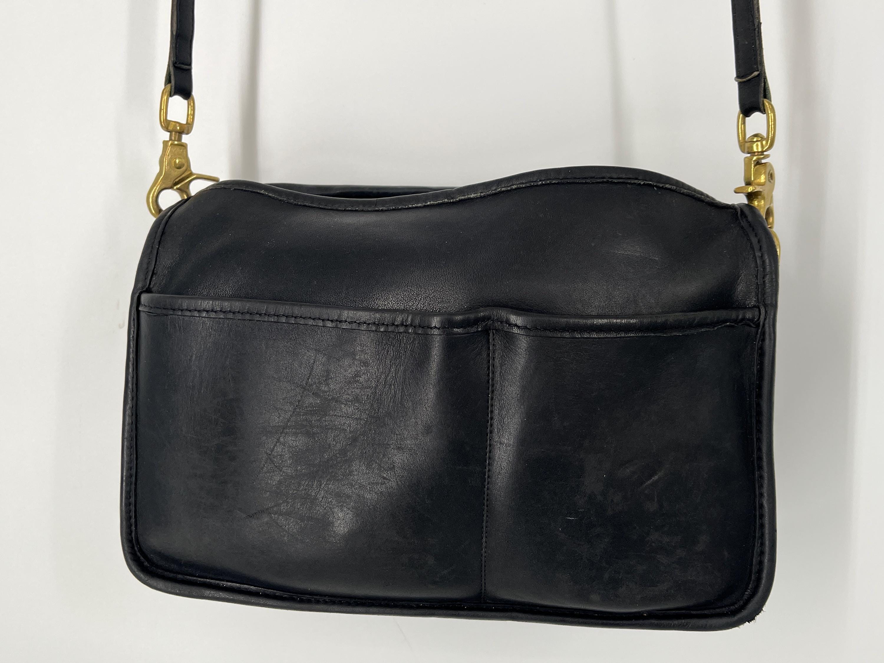 バッグ vintage coach archive shoulder bag black Coach Vintage Black Shoulder Bag - Etsy