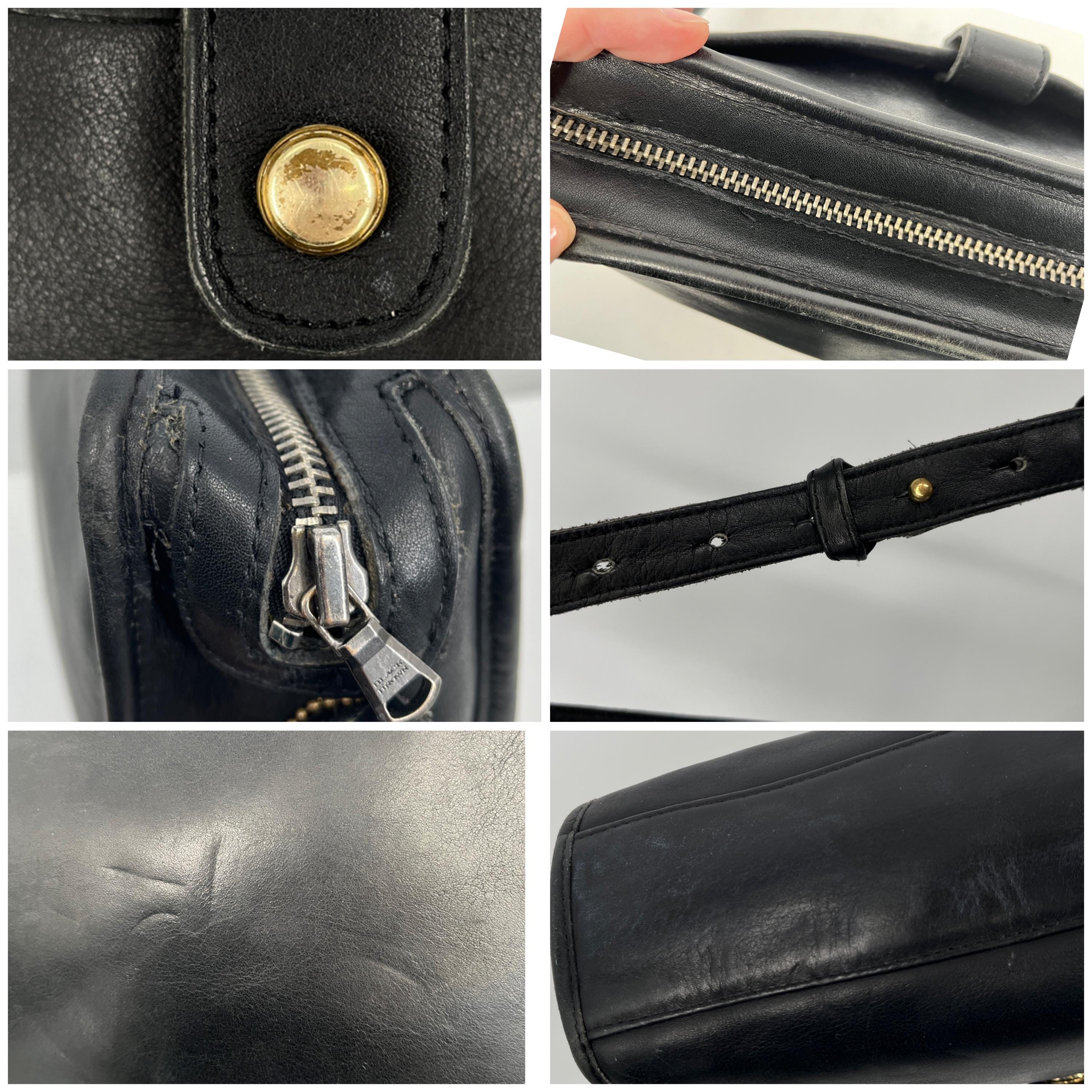 バッグ VINTAGE LEATHER SHOULDER BAG BLACK Vintage 1992 Coach Black Fulton Leather Shoulder Bag