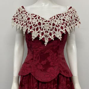 chinese dress ladies Right Moment Lace Overlay Frill Mini Dress White L main image 1