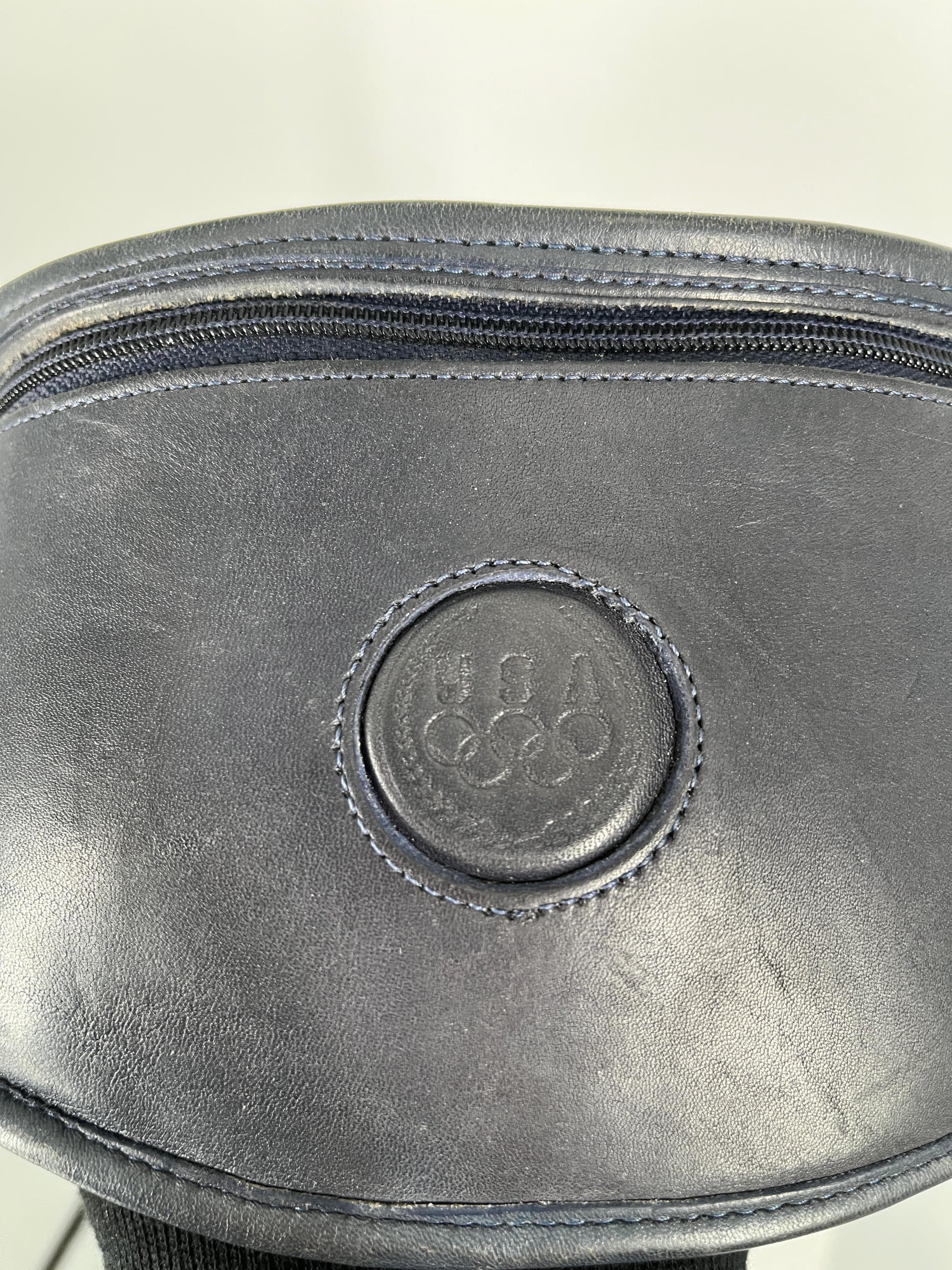 Vintage 1996 Coach Navy Olympic USA Team Fanny Pack / Made in USA