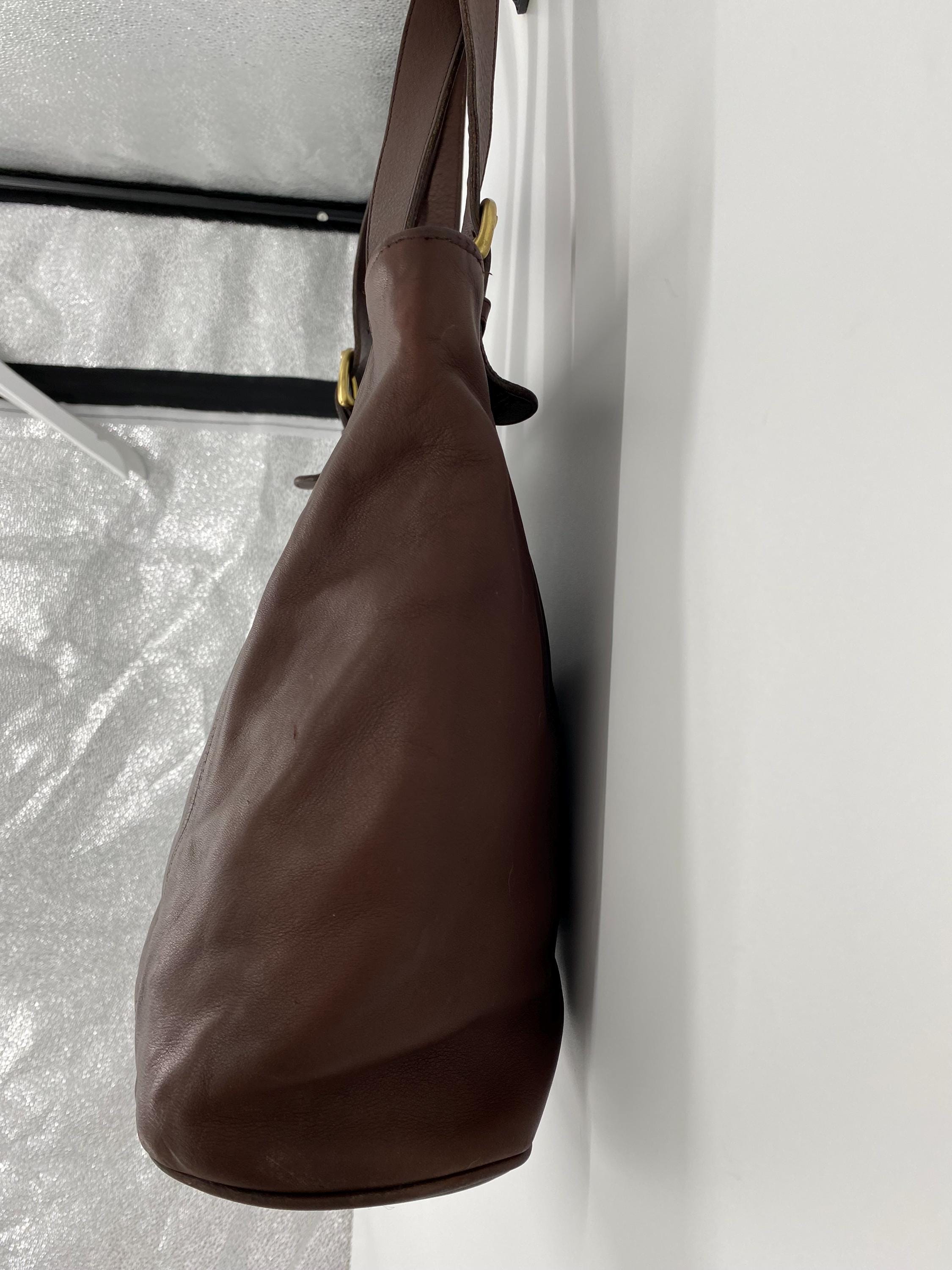 90’s OLD COACH TOTEBAG Vintage Coach Classic Lunch Tote | Style 9077 | Black | Made