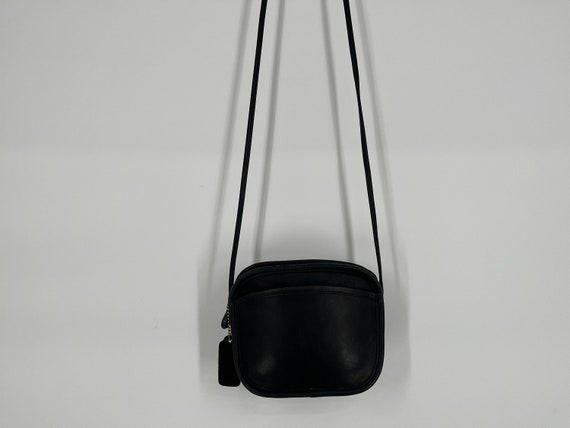 Vintage 90s Coach Black Hadley Zip #9935  Made in USA  PLEASE