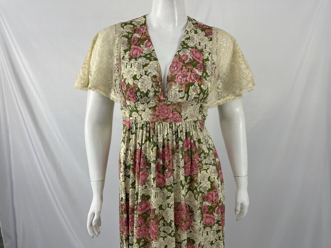 Vintage Prairie Floral Dress