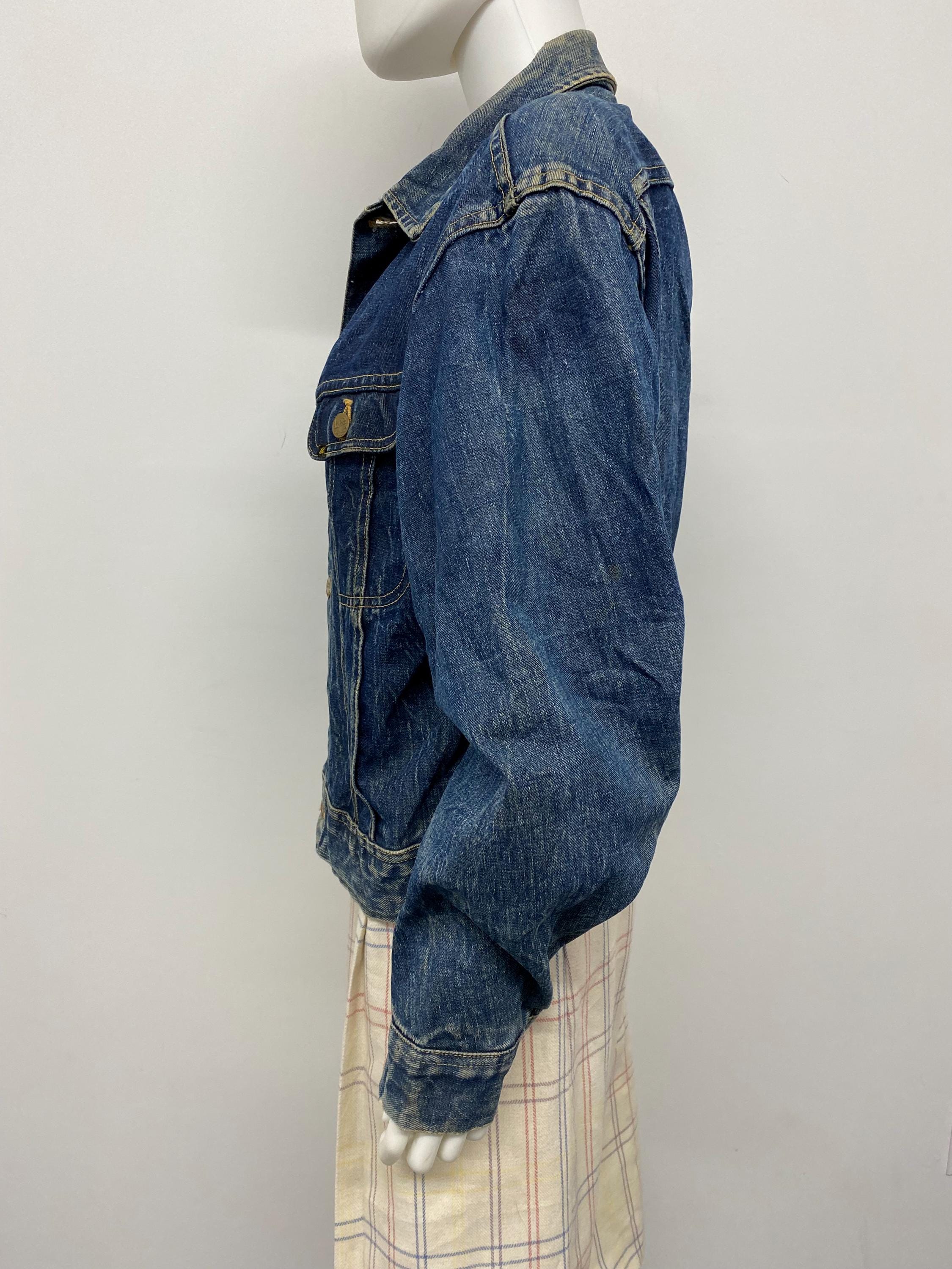 Vintage 60s Lee 101-J Denim Jacket / Size 42 / Made in USA / View