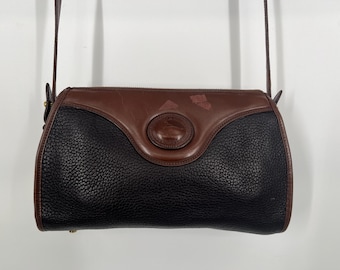 Vintage 1997 Coach Dark Brown Leather Large Tote Bag  Made in USA
