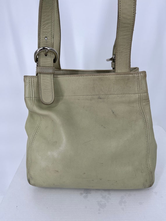 Vintage 90s Coach Pistachio Buckle Bag #4157  Made in Costa Rica