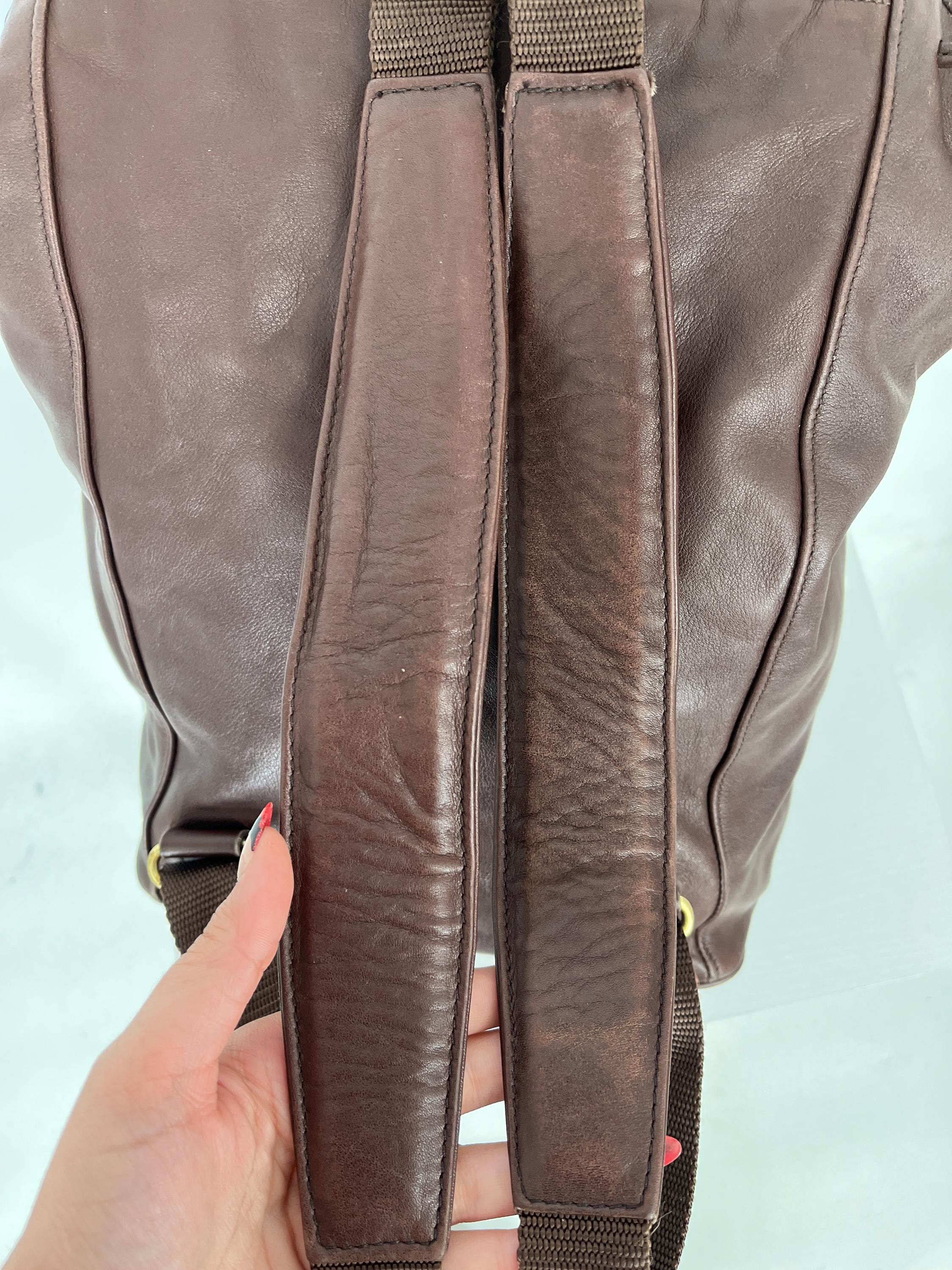 Vintage 90s Coach Mahogany Backpack #0529 / Made in USA 
