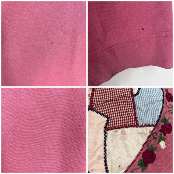 Vintage 90s/Y2k  Pink Fashion Bug Grandma Sweater… - image 9