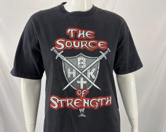 Vtg 2004 WWE Heartbreak Kid Shawn Michaels T-shirt Black XL Y2K