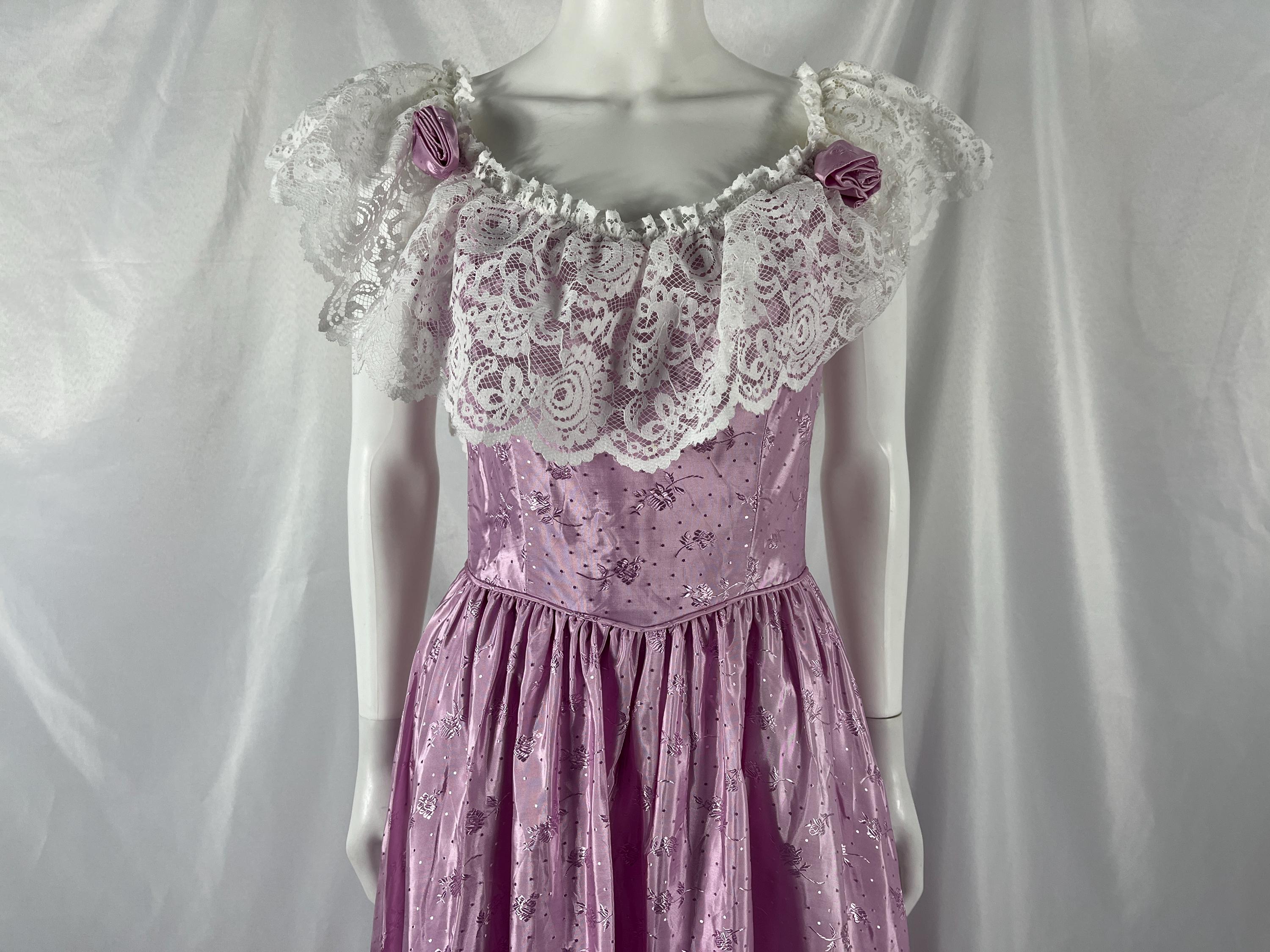 strapless open back dress Spectacular 1950's Purple Velvet & Tulle Prom Dress / Small – Xtabay Vintage main image 0