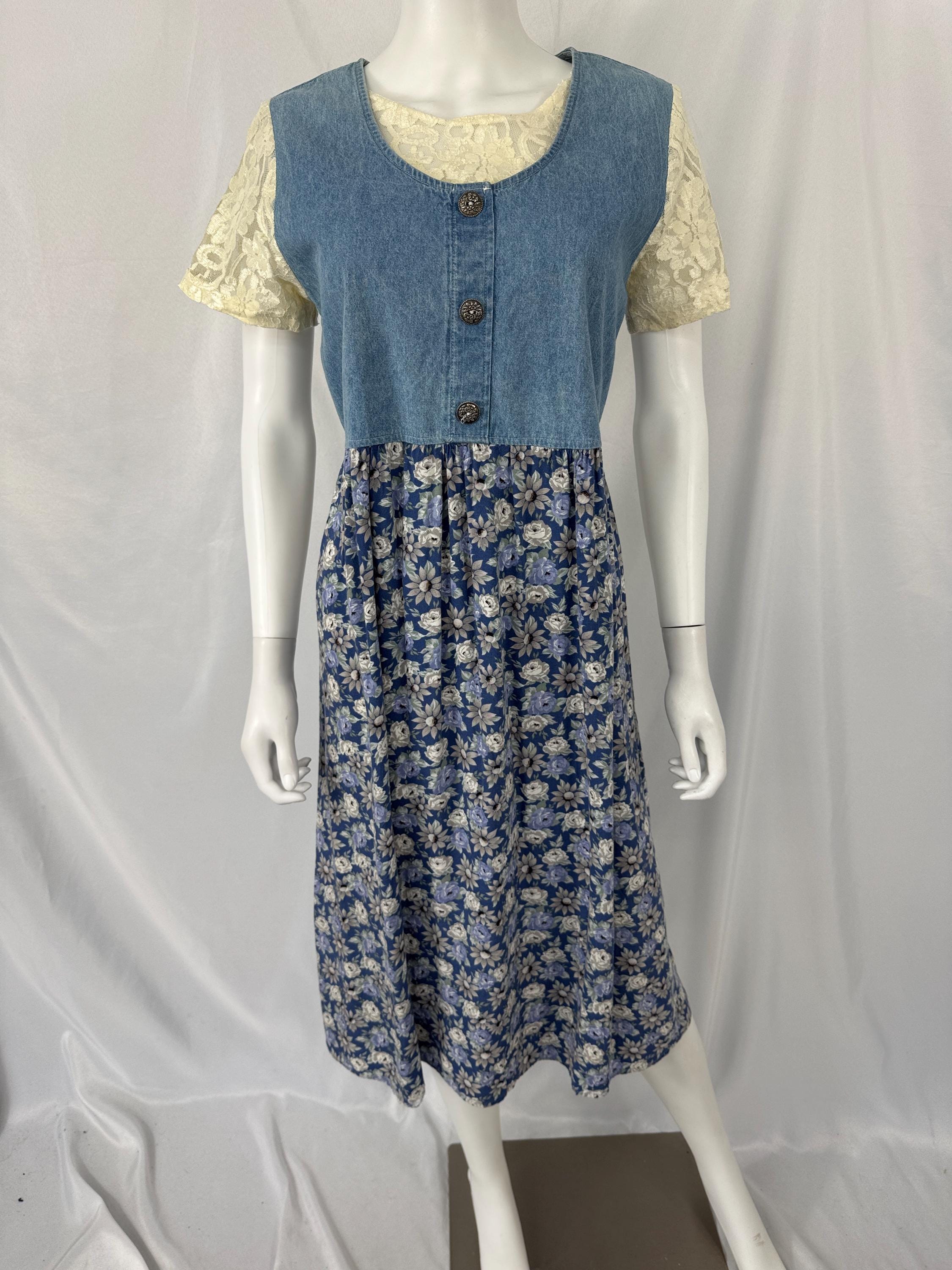 grey jean dress GREY DENIM MIDI DRESS main image 0