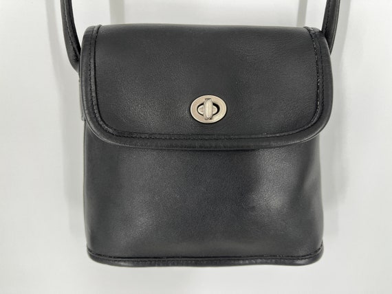 Vintage 90s Black Coach Tango Flap Bag 9049 Made in Costa Rica View Description for Measurements and Condition Details Etsy Ireland