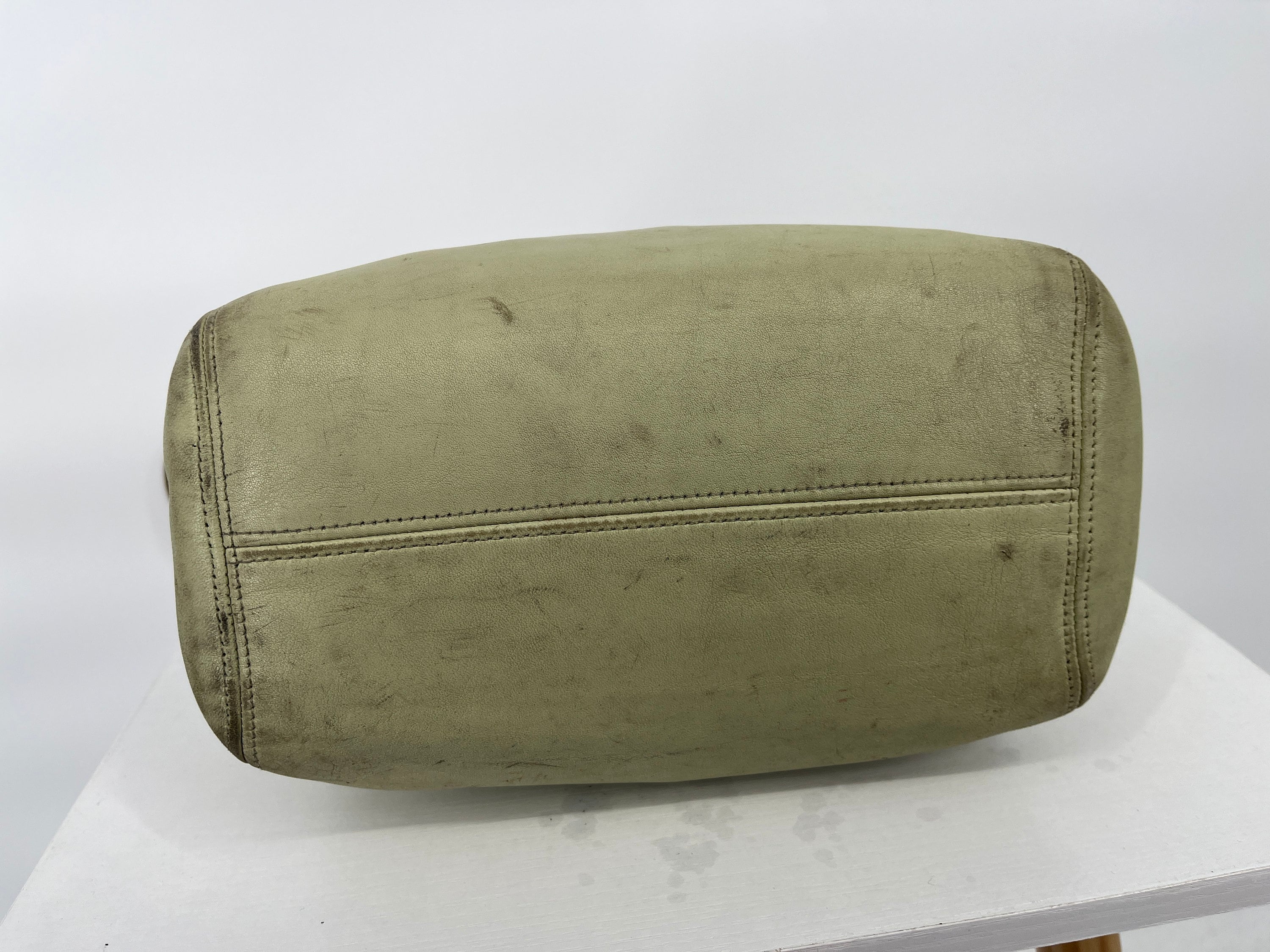 Vintage 90s Coach Pistachio Buckle Bag #4157  Made in Costa Rica