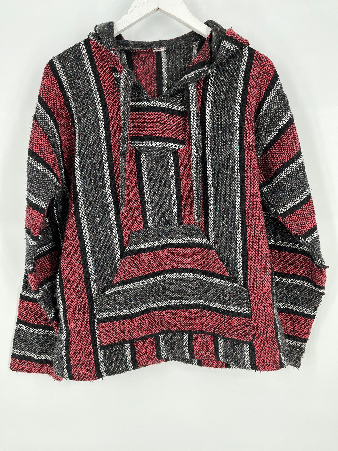 Vintage Pink and Gray Baja Hoodie Size Measures L See Item Etsy