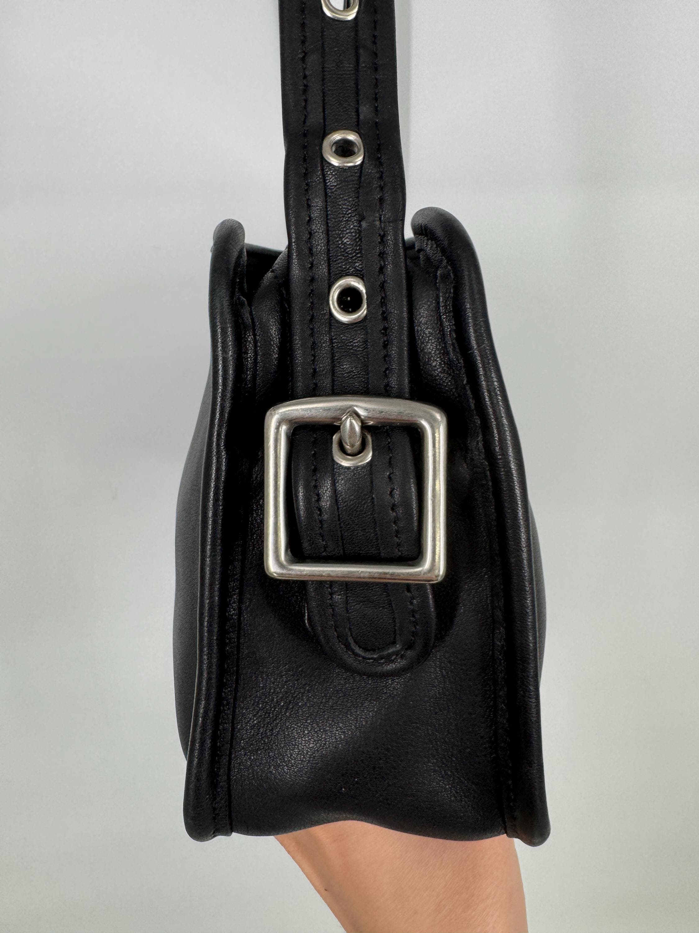 Coach 1990s East West Compartment Bag