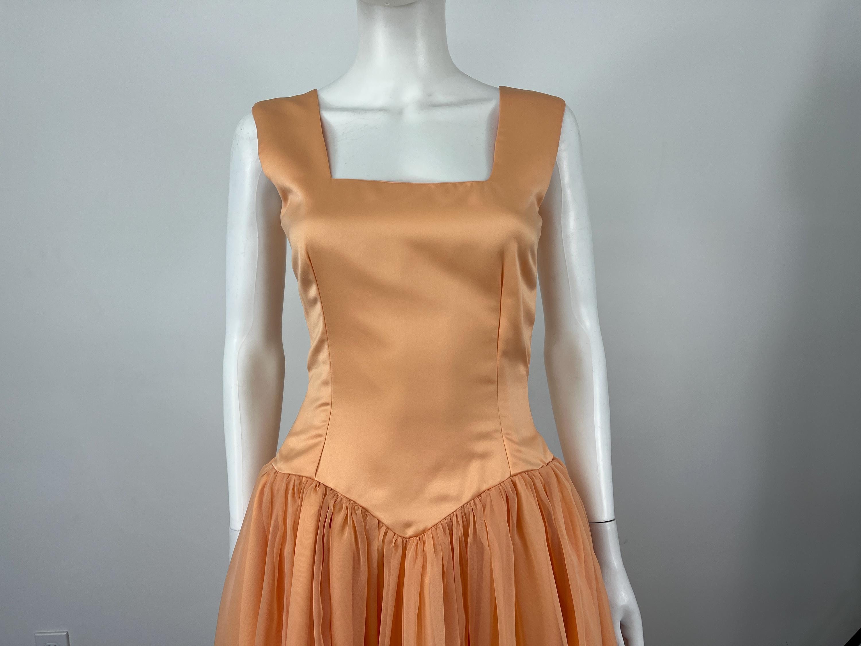 Basque Waist Maxi Dress - Etsy