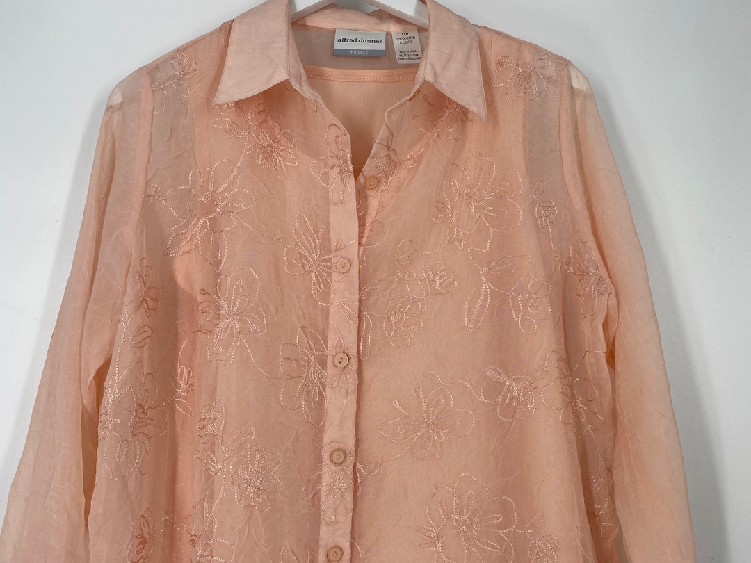 90's Sheer Print Blouse main image 0