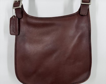 バッグ Vintage Coach City Bag DarkBrown Leather vintage COACH Crossbody City Bag - dark brown | Garmentory