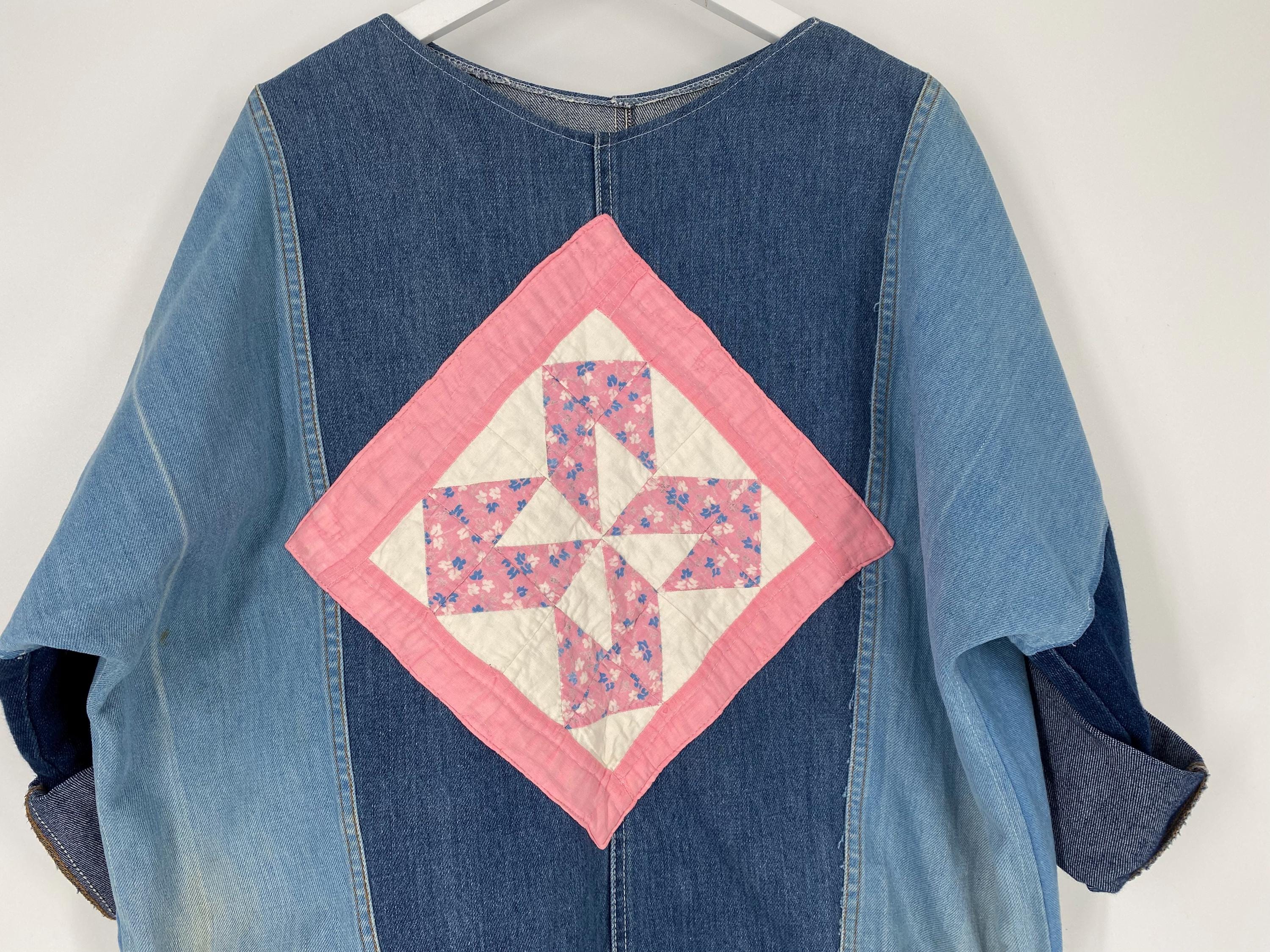 希少品✨ DENIM&CO ヴィンテージ　ジャケット　90s 花柄　刺繍　XL デニムジャケット DENIM &CO 花柄 刺繍 vintage XL - ANTIQUE LEAVES